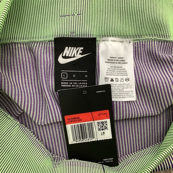 Nike Air Tight Fit Ribbed Mini Skirt Size Large NWT - Picture 7 of 9